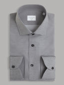 Shirt man xacus solid colour twill grey melange_1