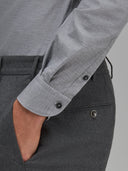 Shirt man xacus solid colour twill grey melange_5