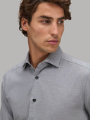 Shirt man xacus solid colour twill grey melange_7