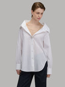 Shirt woman xacus solid colour poplin white_6