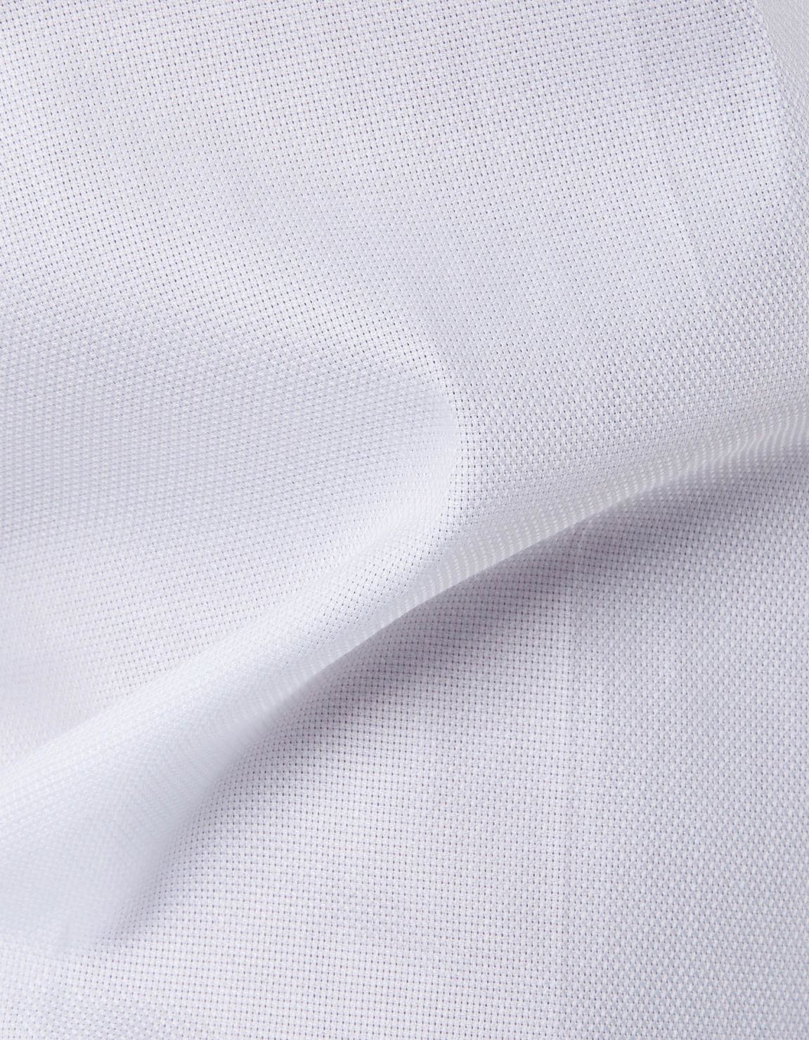 Chemise Col français petit Unie Oxford Blanc Slim Fit 4