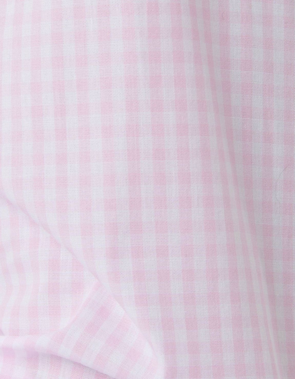 Chemise Col français Carreau Popeline Rose Tailor Custom Fit 4