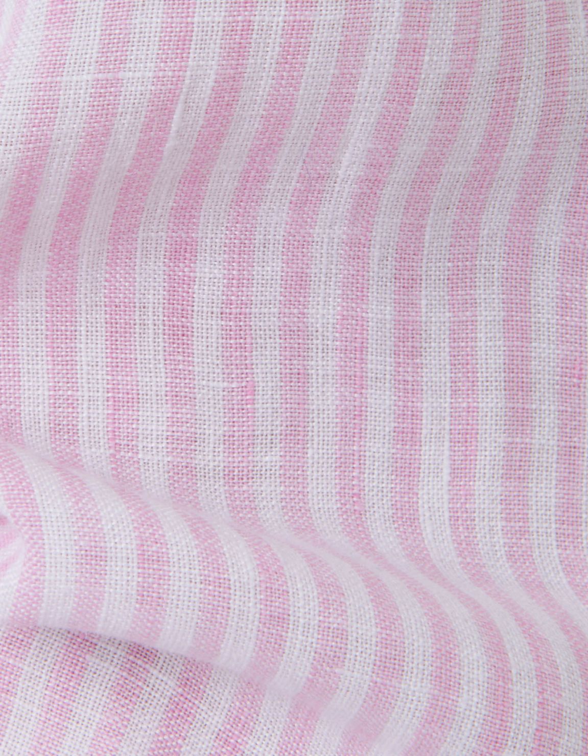 Pink Linen Stripe Shirt Collar open spread Evolution Classic Fit 4