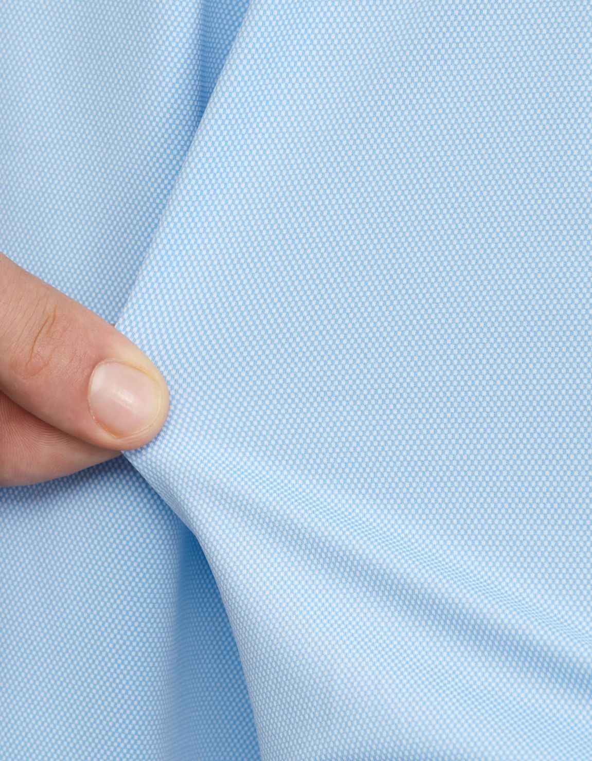 Light Blue Textured Pattern Shirt Collar button down Tailor Custom Fit 4