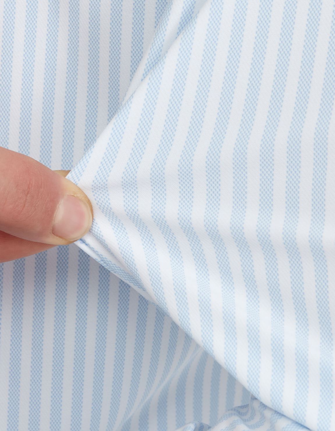 Sky Blue Twill Stripe Shirt Collar cutaway Tailor Custom Fit 4