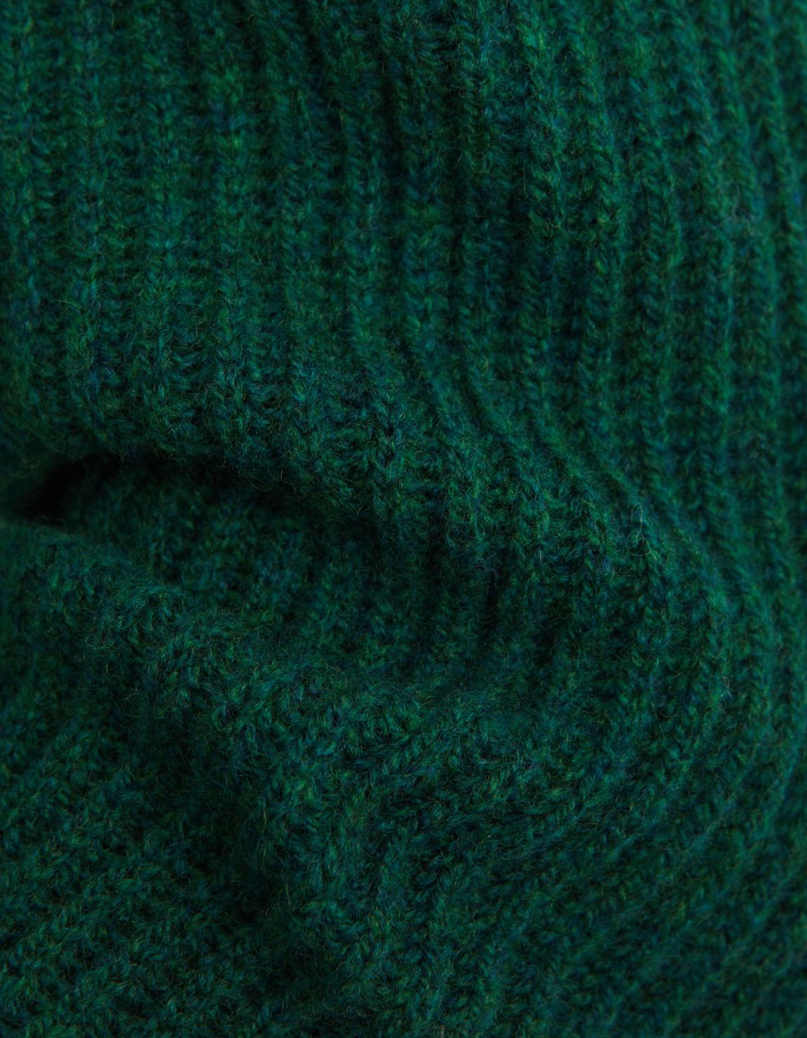 Suéter Verde Hilo de lambswool grosor 7 Regular Fit 2