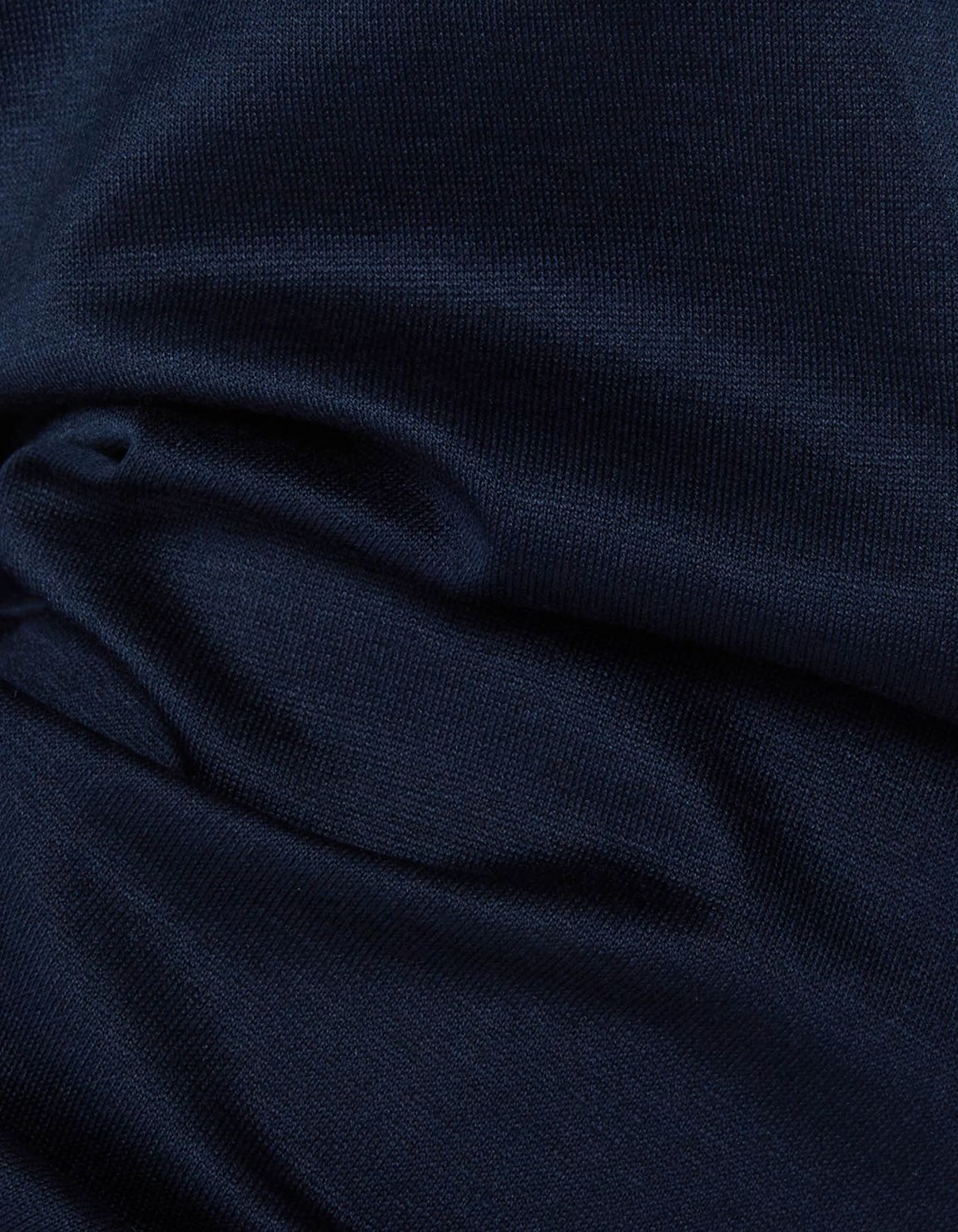 Navy Blue Jersey Solid colour Shirt Collar cutaway Tailor Custom Fit 4