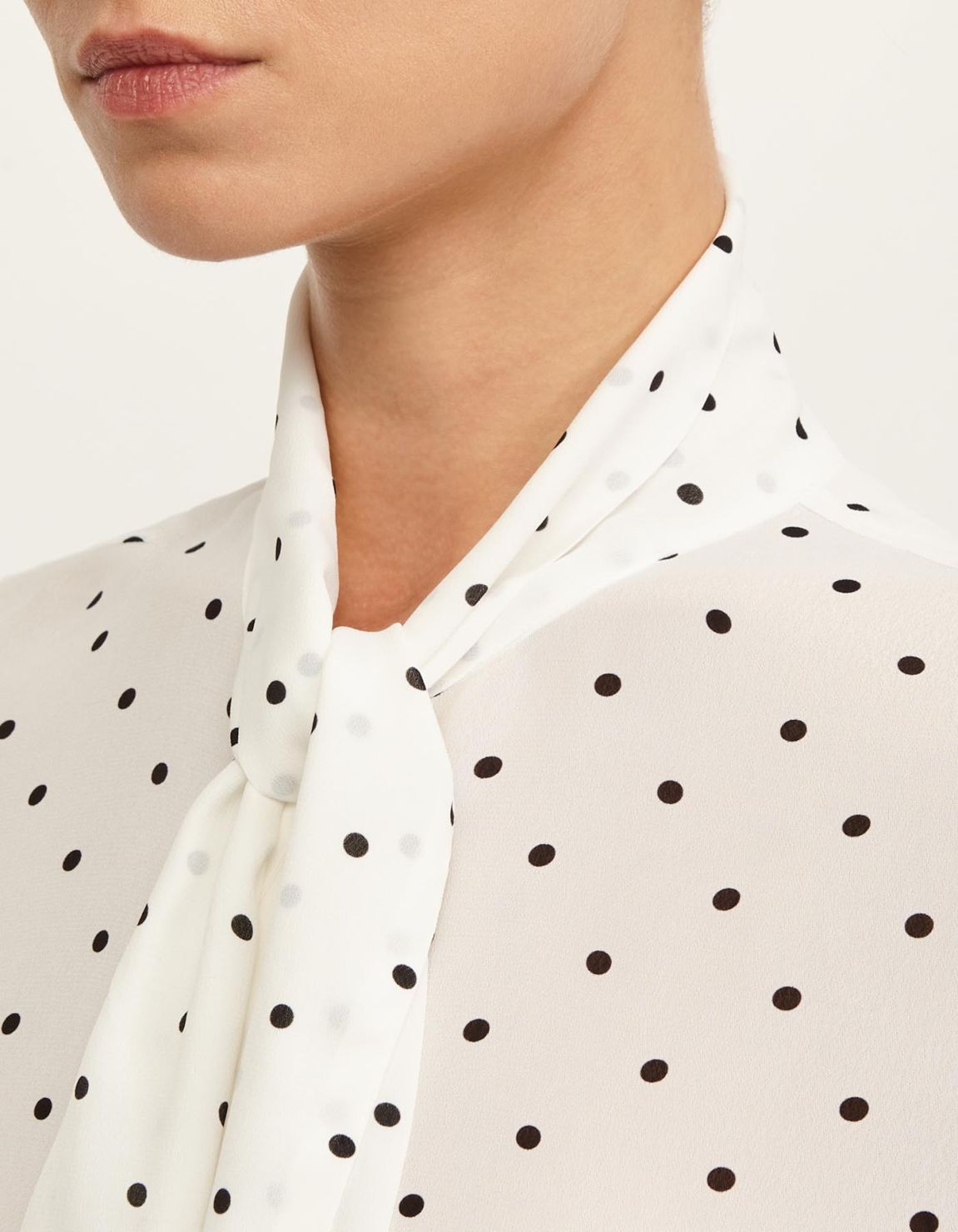 Shirt Black and white Viscose Pattern Slim Fit 2