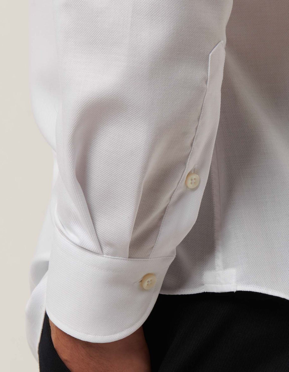 White Oxford Solid colour Shirt Collar cutaway Tailor Custom Fit 4