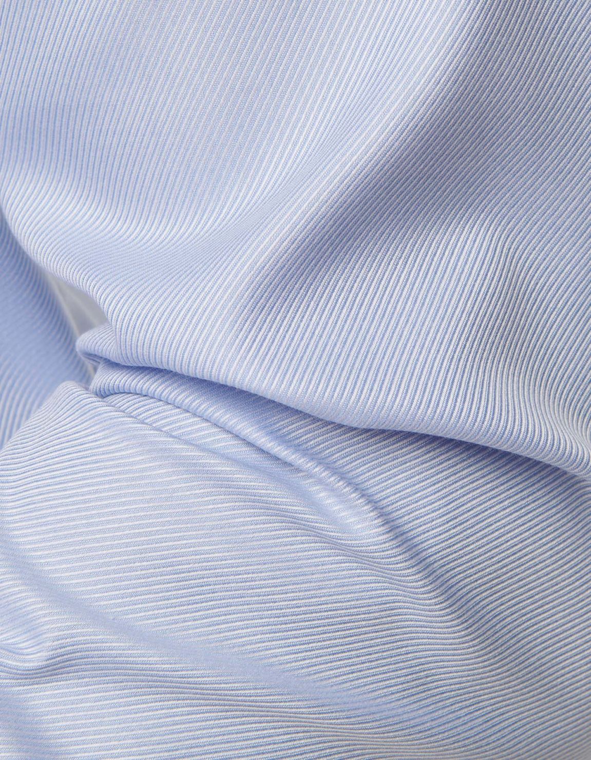 Sky Blue Twill Solid colour Shirt Collar cutaway Tailor Custom Fit 2