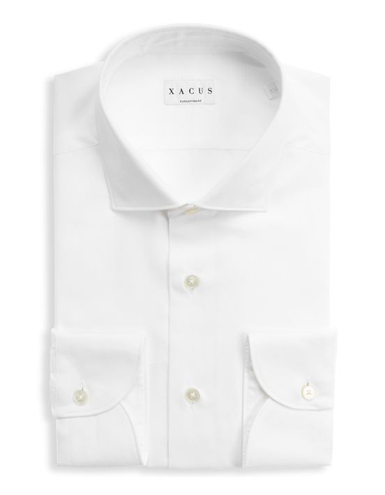 Chemise Col français petit Unie Oxford Blanc Evolution Classic Fit