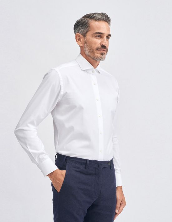 Shirt Collar cutaway White Twill