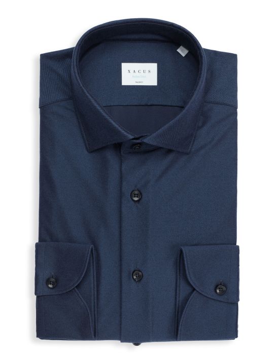 Camicia in micro flanella tecnica Active Twill Tailor Custom Fit