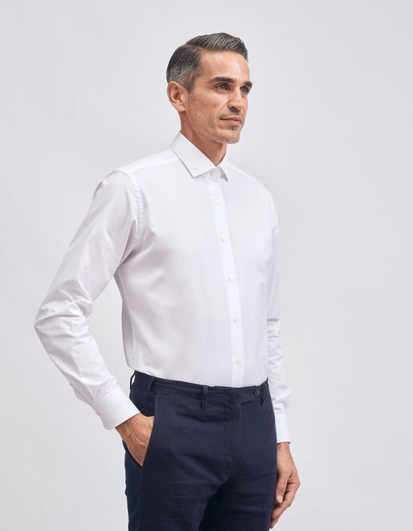 Shirt Collar small cutaway White Twill