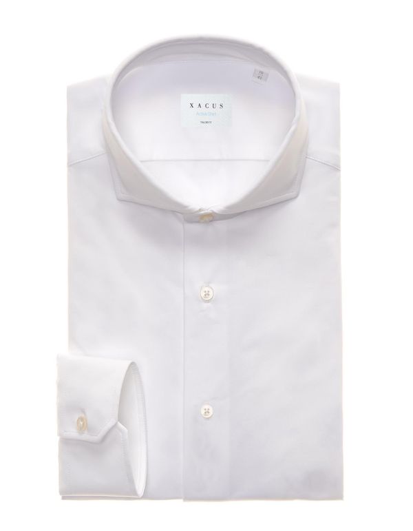 Shirt Collar cutaway White Twill Tailor Custom Fit