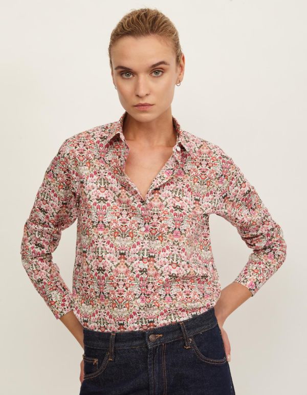 Camicia Multicolor Cotone Fantasia Regular Fit