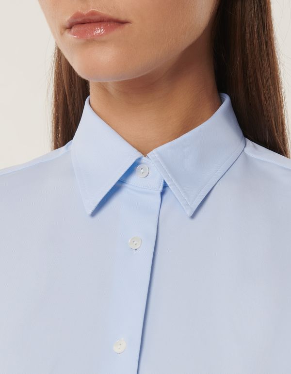 Shirt Light Blue Oxford Regular Fit hover