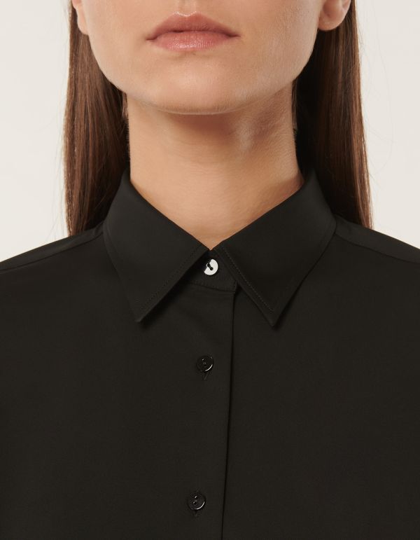 Shirt Black Twill Regular Fit hover