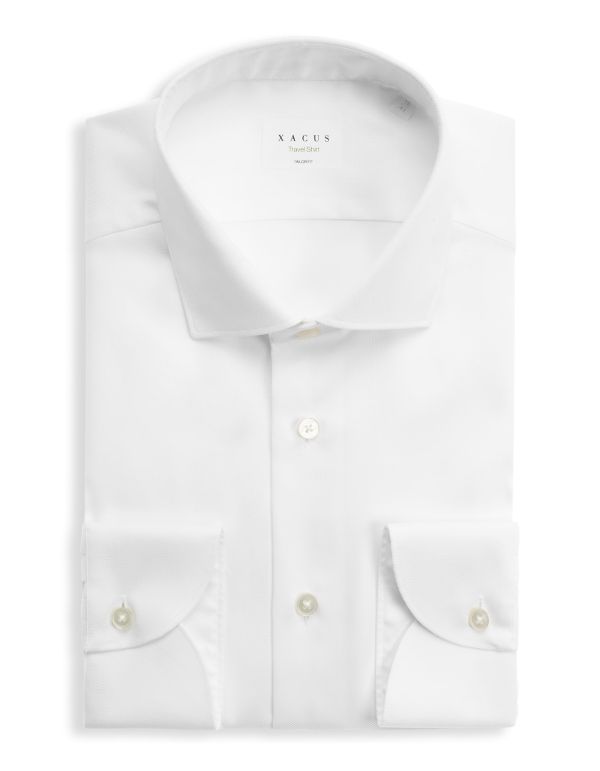 White Oxford Solid colour Shirt Collar small cutaway Tailor Custom Fit